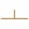 Ekena Millwork Portland Smooth Timber Gable Bracket, Western Red Cedar, 84"W x 28"H x 1 1/2"D x 3 1/2"F, 8/12 Pitch GBW084X28X0204POR00SWR - alternate 1